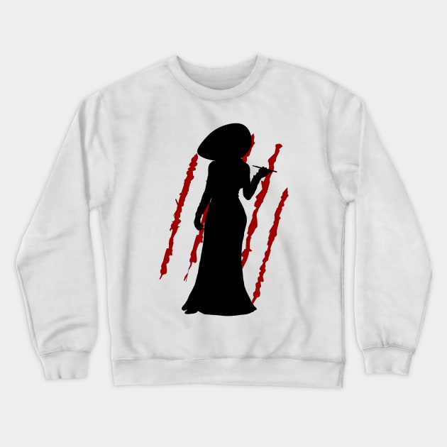 Alcina Dimitrescu Crewneck Sweatshirt by AllieConfyArt